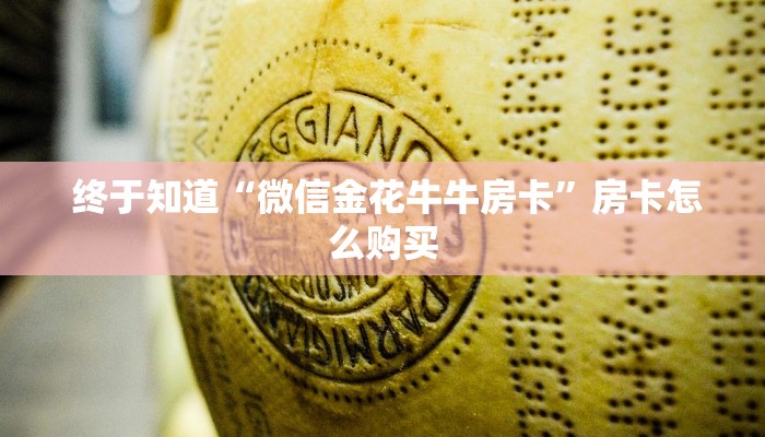  终于知道“微信金花牛牛房卡”房卡怎么购买