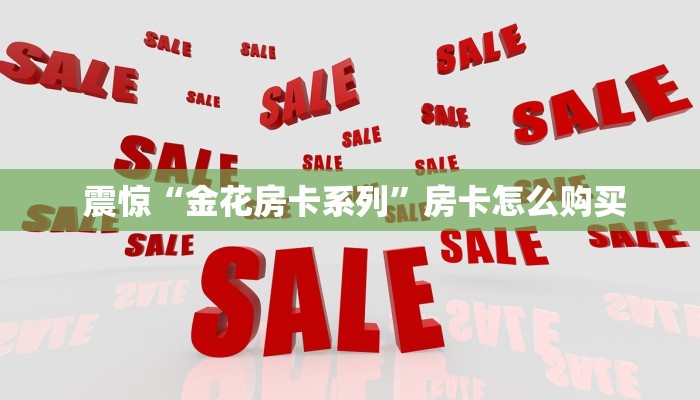 震惊“金花房卡系列”房卡怎么购买 震惊“金花房卡系列”房卡怎么购买