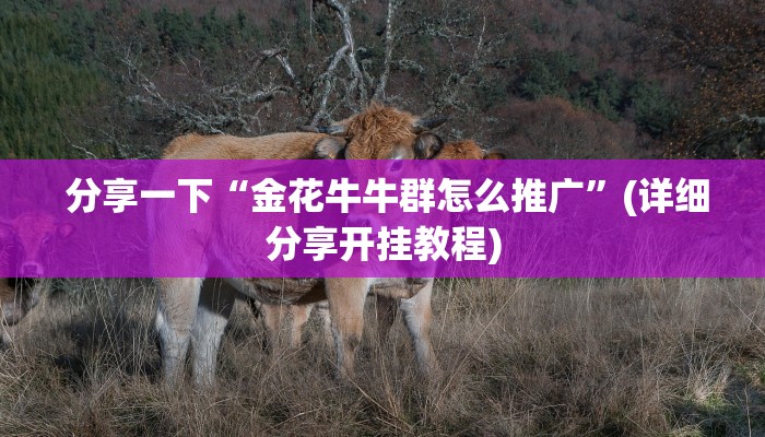 分享一下“金花牛牛群怎么推广”(详细分享开挂教程) 分享一下“金花牛牛群怎么推广”(详细分享开挂教程)