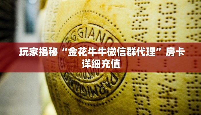  玩家揭秘“金花牛牛微信群代理”房卡详细充值