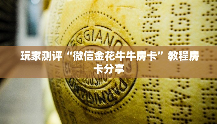  玩家测评“微信金花牛牛房卡”教程房卡分享